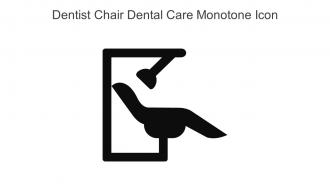 Dentist Chair Dental Care Monotone Icon In Powerpoint Pptx Png And Editable Eps Format