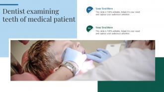 Dentist Examining Teeth Of Medical Patient