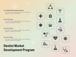 Dentist market development program ppt powerpoint presentation inspiration deck