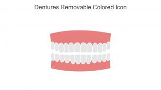 Dentures Removable Colored Icon In Powerpoint Pptx Png And Editable Eps Format