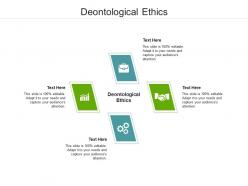 Deontological ethics ppt powerpoint presentation gallery format cpb