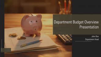 Department Budget Overview Presentation PPT Guidelines AT