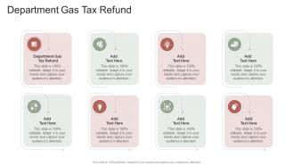 Department Gas Tax Refund In Powerpoint And Google Slides Cpb