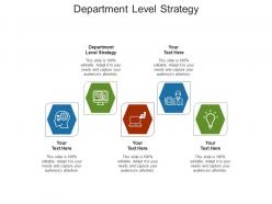 Department level strategy ppt powerpoint presentation show templates cpb