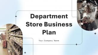 Department Store Business Plan Powerpoint Presentation Slides