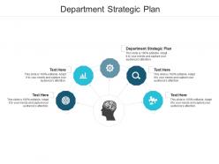 Department strategic plan ppt powerpoint presentation outline graphics pictures cpb