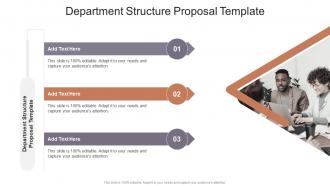 Department Structure Proposal Template In Powerpoint And Google Slides Cpb