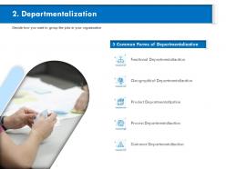 Departmentalization functional m812 ppt powerpoint presentation infographics outfit