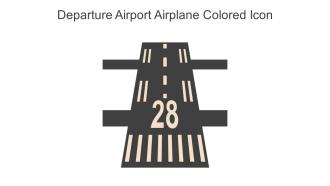 Departure Airport Airplane Colored Icon In Powerpoint Pptx Png And Editable Eps Format