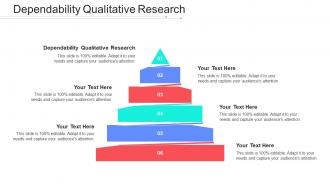Dependability Qualitative Research Ppt Powerpoint Template Ideas Cpb