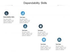 Dependability skills ppt powerpoint presentation styles slide portrait cpb