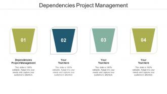 Dependencies project management ppt powerpoint presentation professional structure cpb