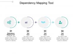 Dependency mapping tool ppt powerpoint presentation visual aids diagrams cpb