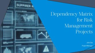 Dependency Matrix For Risk Management Projects PPT Presentation AT