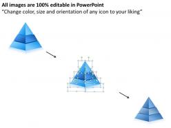 42902384 style layered pyramid 3 piece powerpoint presentation diagram infographic slide
