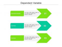 Dependent variable ppt powerpoint presentation show designs download cpb