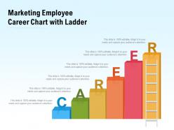 Depicting career chart with ladder