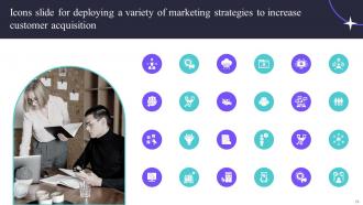 Deploying A Variety Of Marketing Strategies To Increase Customer Acquisition Complete Deck Strategy CD V Captivating Slides
