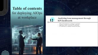 Deploying AIOps At Workplace Powerpoint Presentation Slides AI CD V Professionally Template