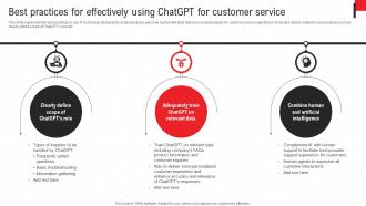Deploying Chatgpt To Increase Best Practices For Effectively Using Chatgpt For Customer ChatGPT SS V