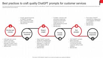 Deploying Chatgpt To Increase Best Practices To Craft Quality Chatgpt Prompts ChatGPT SS V