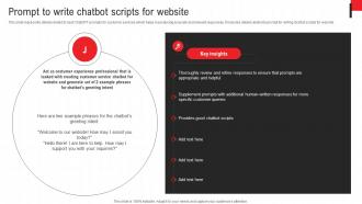 Deploying Chatgpt To Increase Prompt To Write Chatbot Scripts For Website ChatGPT SS V
