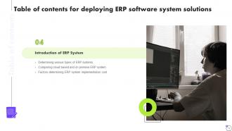 Deploying ERP Software System Solutions Complete Deck Editable Aesthatic