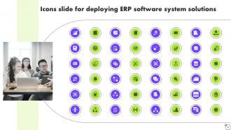 Deploying ERP Software System Solutions Complete Deck Editable Engaging