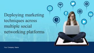 Deploying Marketing Techniques Across Multiple Social Networking Platforms Powerpoint Presentation Slides