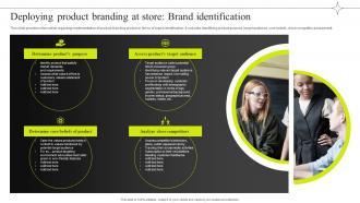 Deploying Product Branding At Store Brand Identification Efficient Management Of Product Corporate