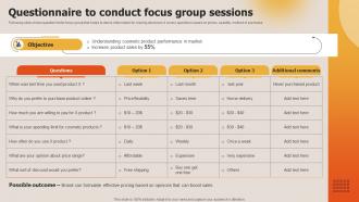 Deploying Techniques For Analyzing Questionnaire To Conduct Focus Group Sessions