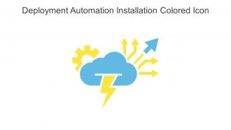 Deployment Automation Installation Colored Icon In Powerpoint Pptx Png And Editable Eps Format
