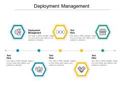 Deployment management ppt powerpoint presentation model format ideas cpb