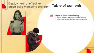 Deployment Of Effective Credit Card Marketing Strategy Powerpoint Presentation Slides Strategy CD Unique Multipurpose