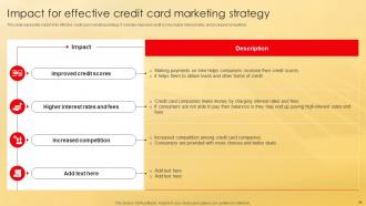 Deployment Of Effective Credit Card Marketing Strategy Powerpoint Presentation Slides Strategy CD Editable Multipurpose