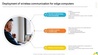 Deployment Of Wireless Communication For Edge Computers