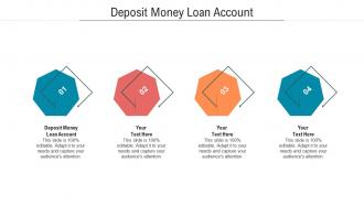 Deposit money loan account ppt powerpoint presentation professional gridlines cpb