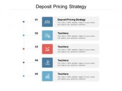 Deposit pricing strategy ppt powerpoint presentation outline good cpb