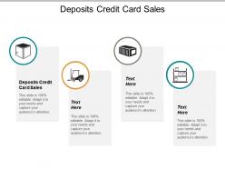 Deposits credit card sales ppt powerpoint presentation gallery microsoft cpb