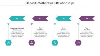 Deposits Withdrawals Relationships Ppt Powerpoint Presentation Show Template Cpb
