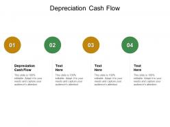 Depreciation cash flow ppt powerpoint presentation professional clipart images cpb