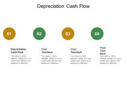 Depreciation cash flow ppt powerpoint presentation summary files cpb