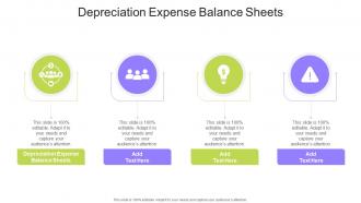 Depreciation Expense Balance Sheets In Powerpoint And Google Slides Cpb