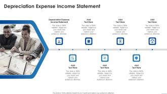 Depreciation Expense Income Statement In Powerpoint And Google Slides Cpb
