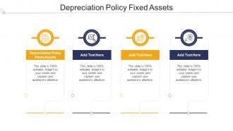 Depreciation Policy Fixed Assets In Powerpoint And Google Slides Cpb