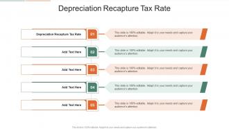 Depreciation Recapture Tax Rate In Powerpoint And Google Slides Cpb