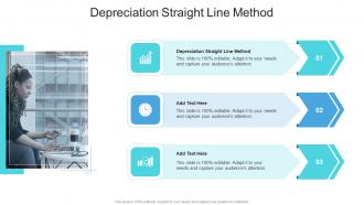 Depreciation Straight Line Method In Powerpoint And Google Slides Cpb