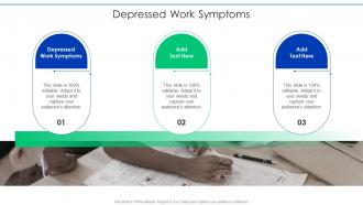 Depressed Work Symptoms In Powerpoint And Google Slides Cpb