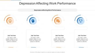 Depression Affecting Work Performance In Powerpoint And Google Slides Cpb