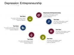 Depression entrepreneurship ppt powerpoint presentation infographics topics cpb